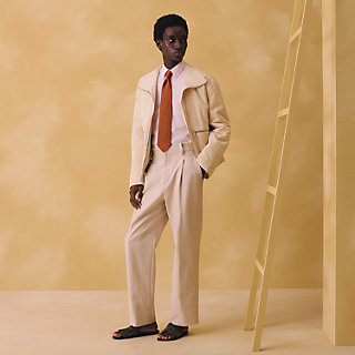 H Trefles tie 8 cm | Hermès USA